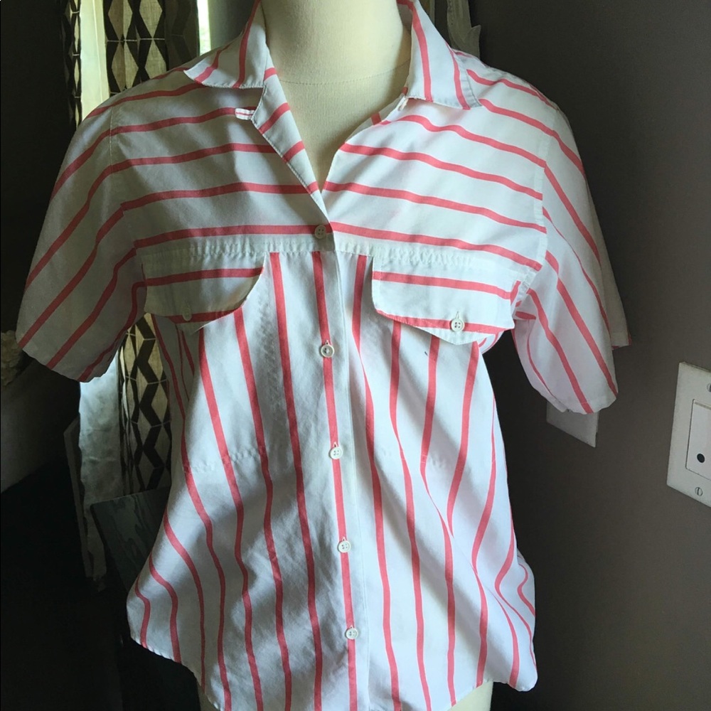 Vintage Ladies Striped Shirt